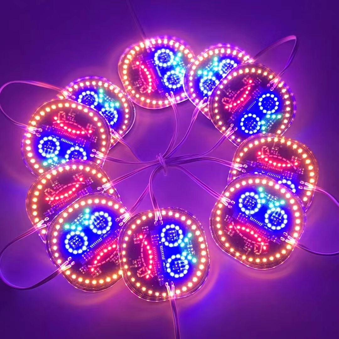 Motorcycle led light, 12V decorative light, color light, multi-mode flash, color light, new type of expression light Item Picture