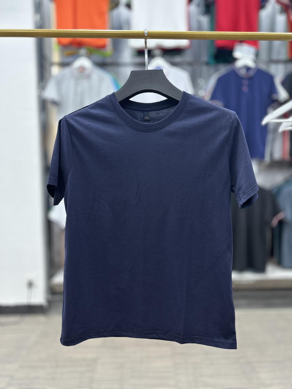 New Round Neck Bottom T-Shirt Clothes Spring And Autumn Simple Comfortable Fashion With Solid Color Top T-Shirt details Picture