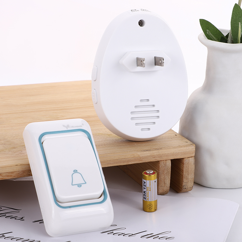 数码门铃 无线电门铃家用门铃远距离电子智能遥控门铃呼叫器插电详情2