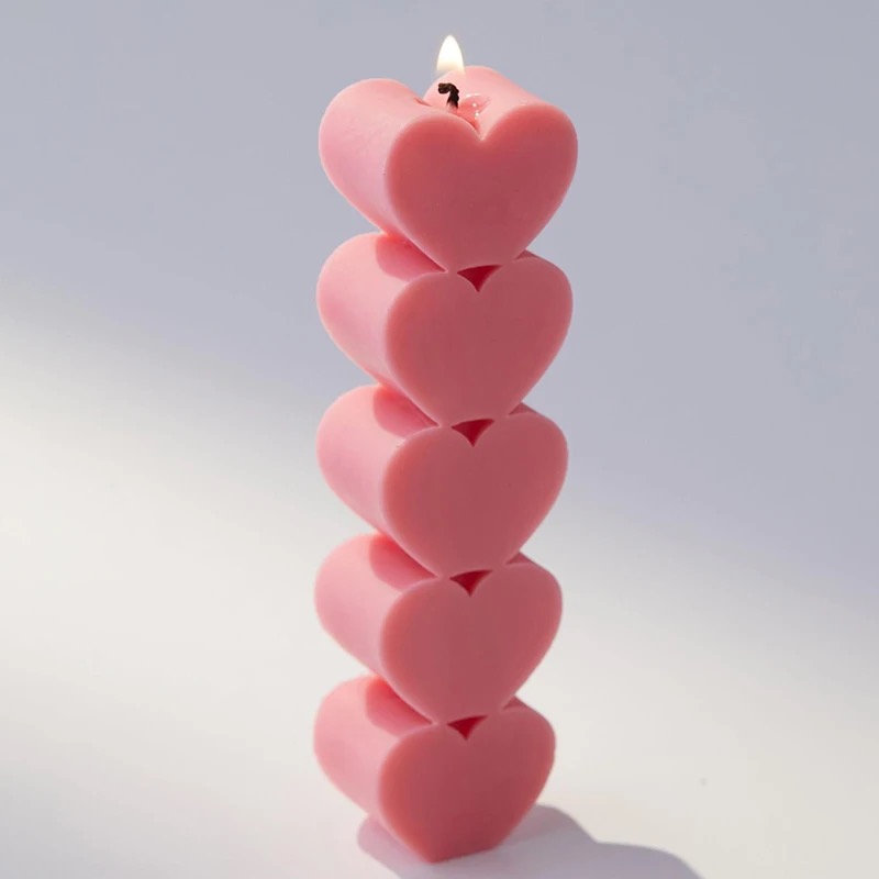 Heart-shaped sugar-coated haws scented candle INS Simple Home scented Candle Souvenir, Soybean scented candle ornament, Scented candle, Scented candle, Birthday candle, Christmas candle, scented candle, scented candle wax Item Picture