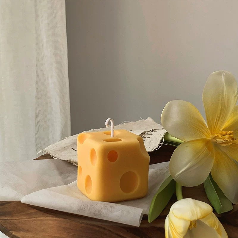 ins自制大豆蜡芝士奶酪香薰蜡烛摆件装饰 民宿咖啡馆软装拍摄道具香氛蜡烛香薰蜡烛生日蜡烛蜡烛圣诞蜡烛蜡烛香氛香薰婚庆蜡烛详情6