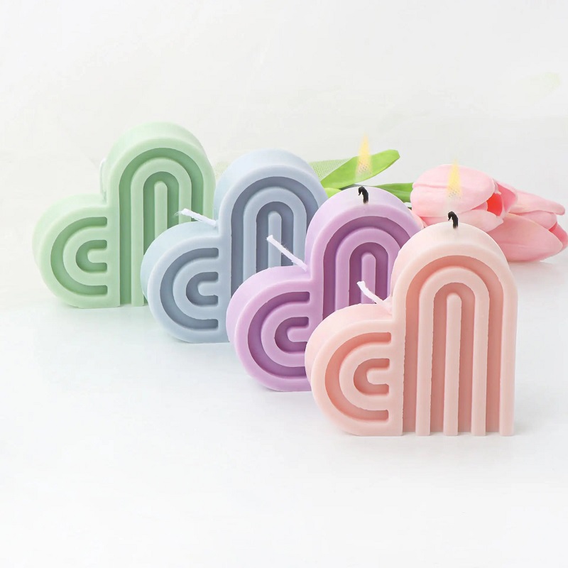 Mother's day is valentine's day love scented candles set heart candle ins creative home place adorn suits Knot wedding scented candle candles, birthday candles candle fragrance scented candles Christmas candle is a sweet atmosphere Application Scenario