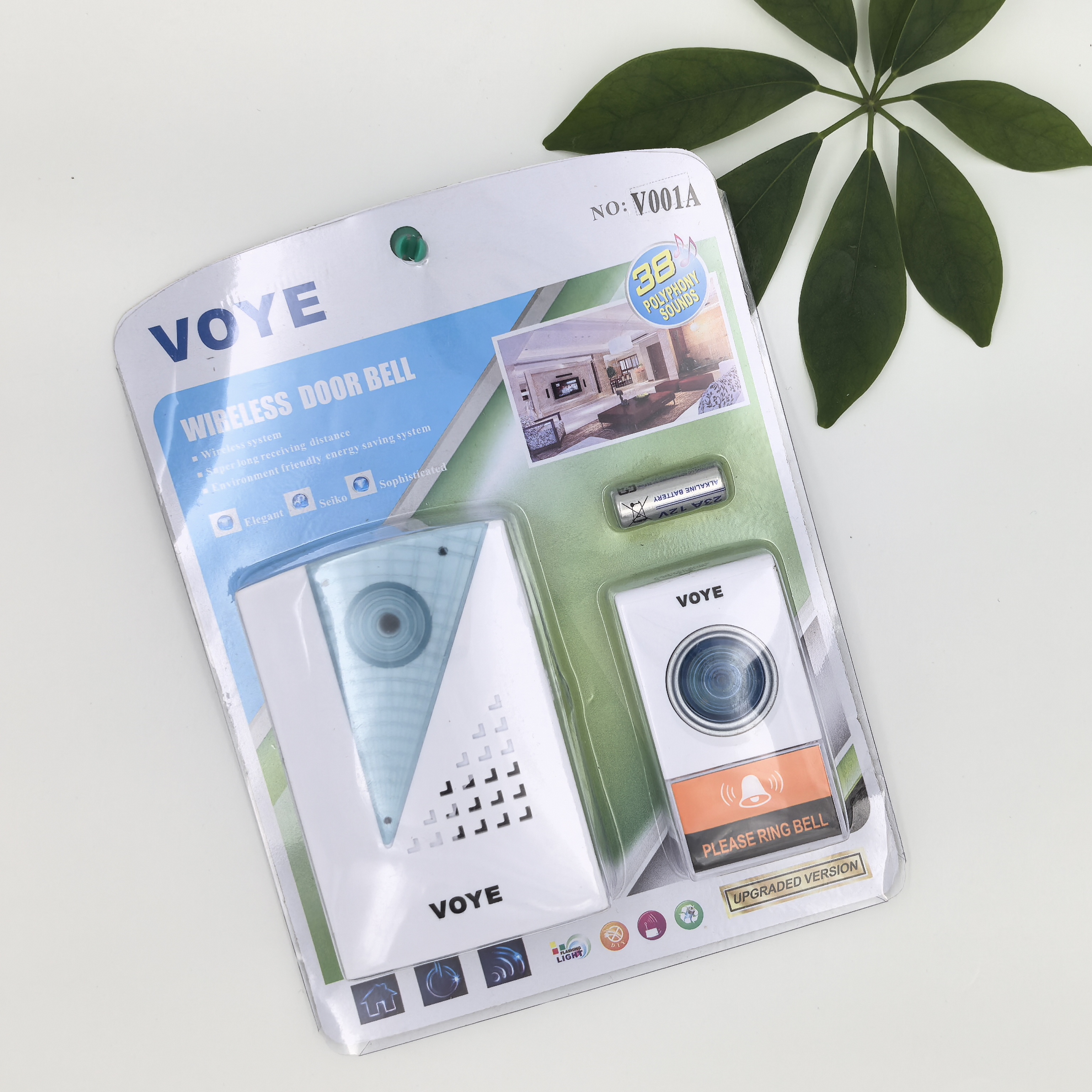 门铃 新款门铃 V09 遥控门铃，无线遥控门铃门铃 无线门铃，数码门铃 数码遥控门铃，无线遥控门铃 老人呼叫器门铃智能遥