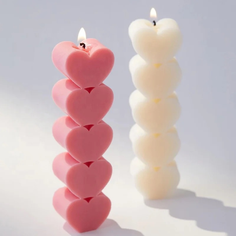 Heart-shaped sugar-coated haws scented candle INS Simple Home scented Candle Souvenir, Soybean scented candle ornament, Scented candle, Scented candle, Birthday candle, Christmas candle, scented candle, scented candle wax pic 8