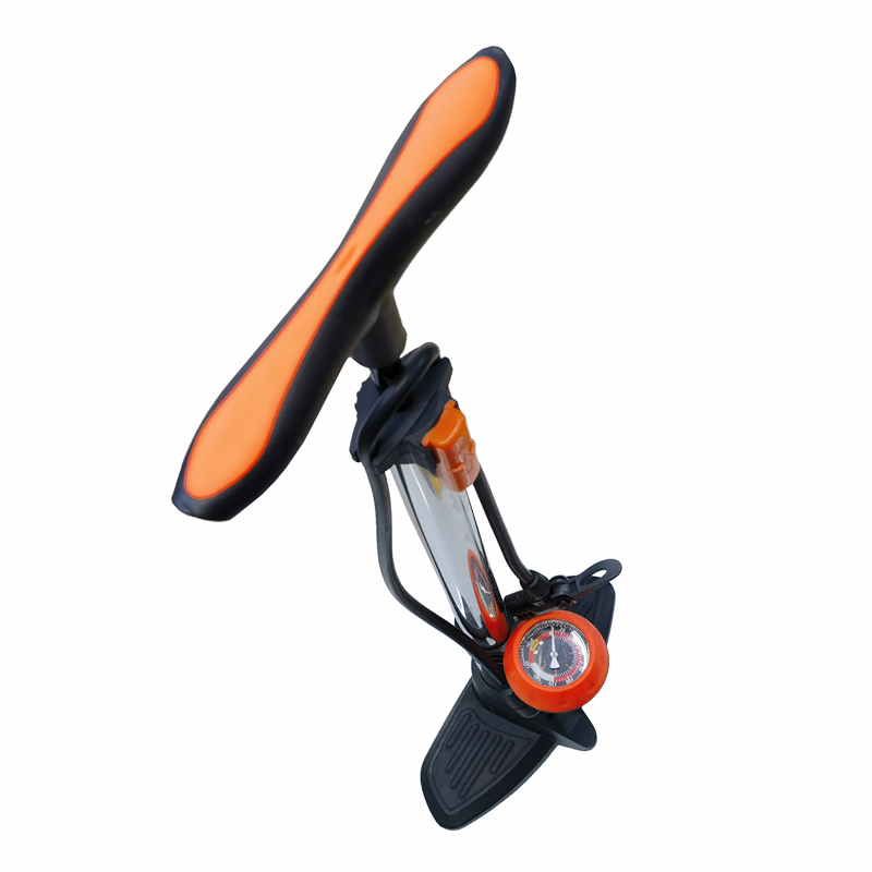 231209 Floor-standing air pump with pressure gauge, floor-standing air pump for basketball toys, air pump for bicycles, air pump for cars and bicycles, portable Item Picture