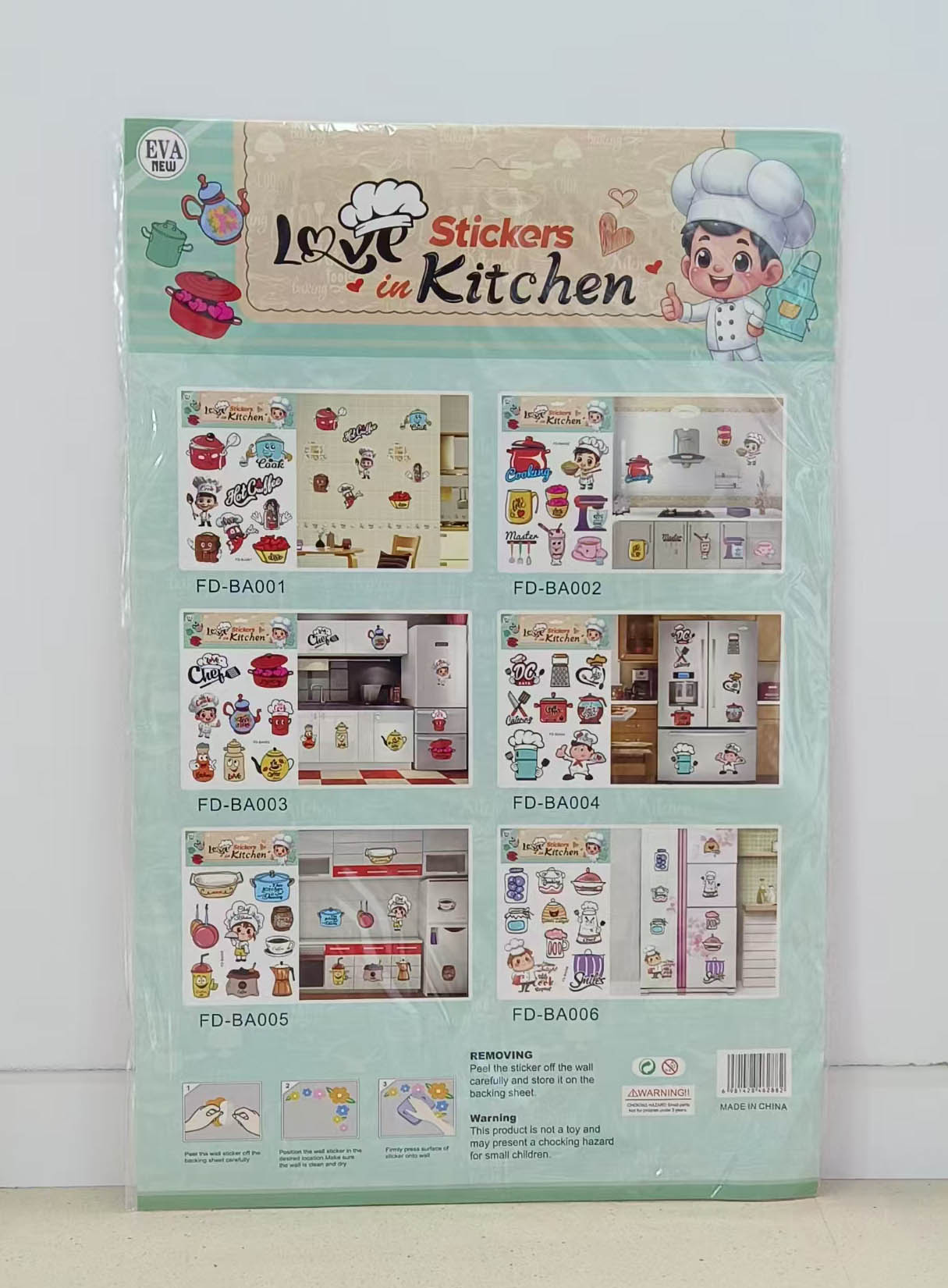 FD-BA(EVA) etiqueta de refrigerador Item Picture