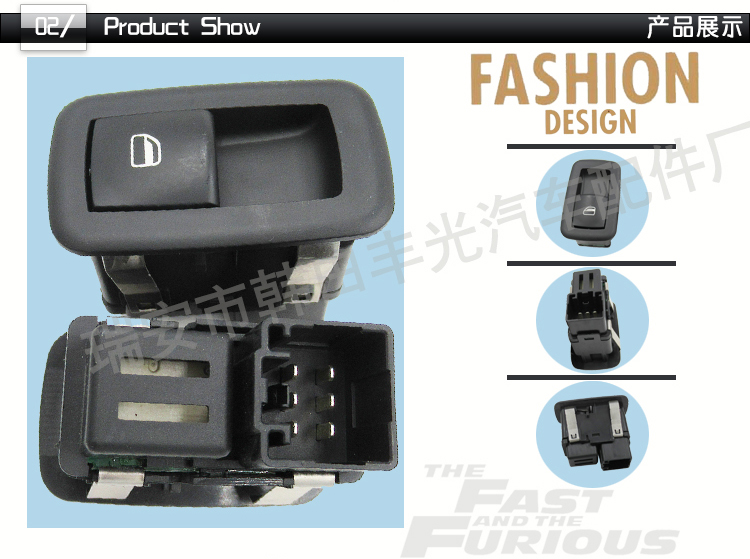 Factory direct sales suitable for Dodge RAM glass door electric switch car window glass lifter button 56046832AC pic 3