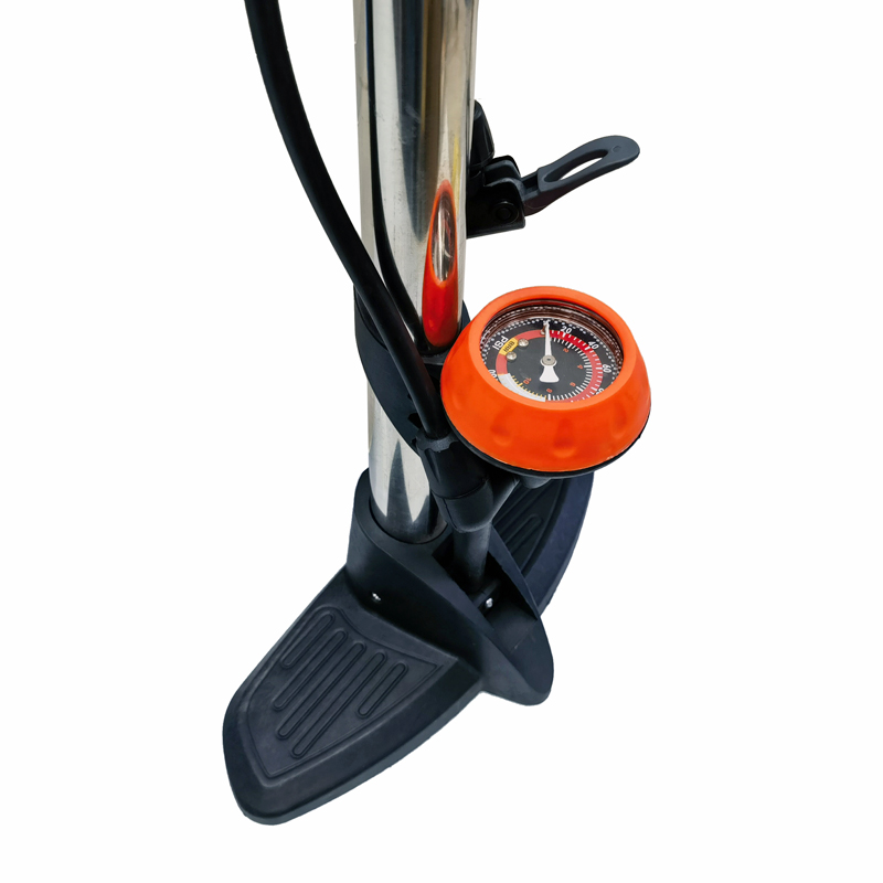 231209 Floor-standing air pump with pressure gauge, floor-standing air pump for basketball toys, air pump for bicycles, air pump for cars and bicycles, portable pic 6