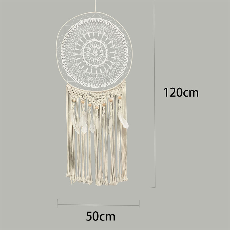 Indian 50 Cm Large Dreamcatcher Indoor Creative Hanging Decoration Wedding Wedding Dreamcatcher Home Decoration Hanging Decoration Item Picture