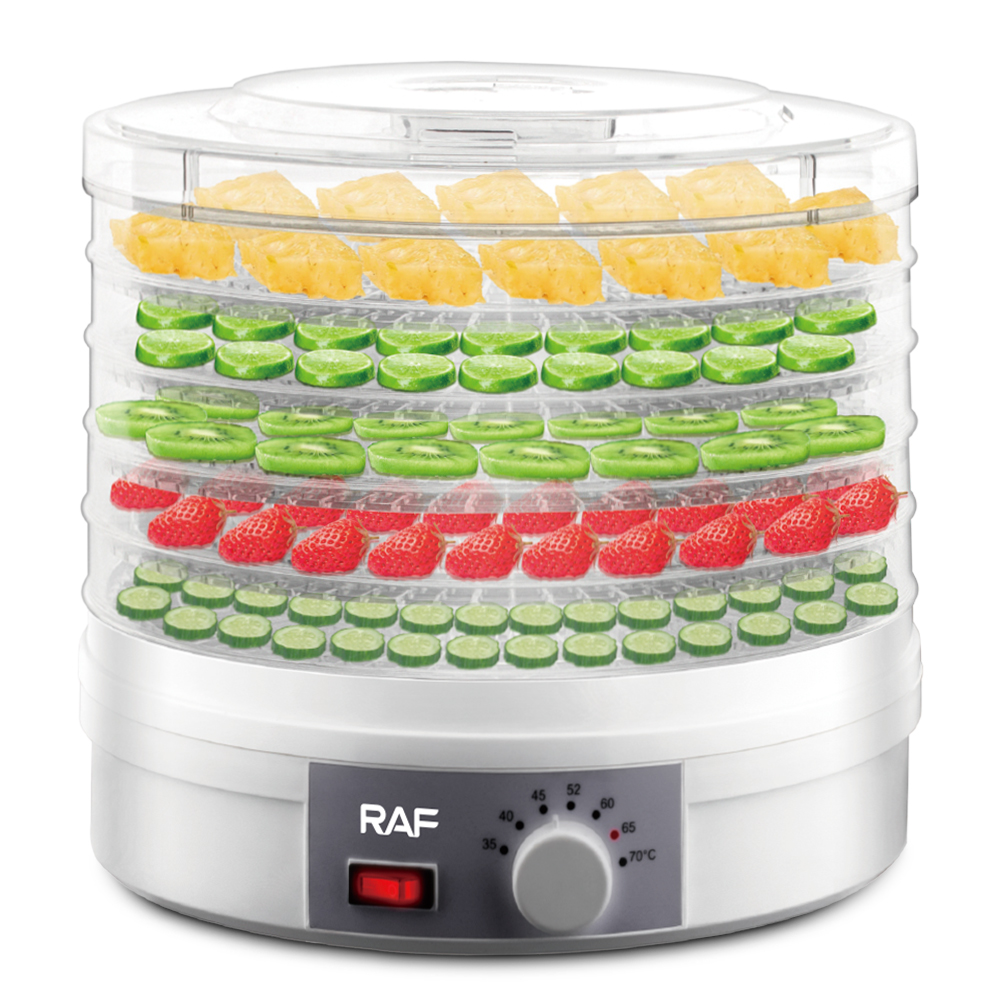 RAF European standard cross-border household dried fruit machine, dryer, vegetable and fruit drying, low-temperature drying, air dryer for household use Item Picture