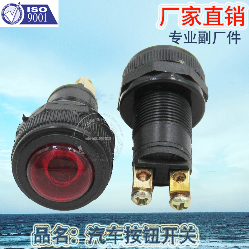 汽车开关/钮子开关/按钮开关白底实物图