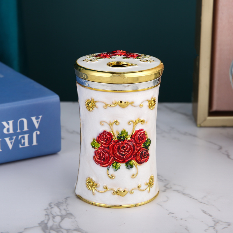 Home Personality Creative Instagram Toothpick Holder Light Luxury Restaurant Hotel Ktv Restaurant Japanese High-Grade Toothpick Can Toothpick Box Personality Shave Fish Bone Floss Toothpick Box Gas Can Toothpick Box details Picture