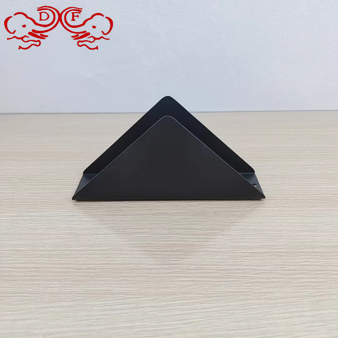 DF68734 不锈钢三角形立式纸巾架餐厅酒店金属纸巾座板纸纸巾夹DF TRADINGHOUSE 图