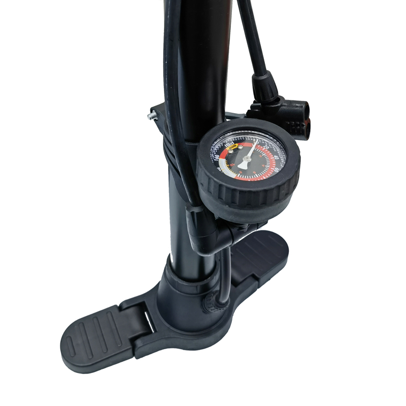 231205 floor-standing air pump with pressure gauge, floor-standing air pump for basketball toys, air pump for bicycles, air pump for cars and bicycles, portable pic 7