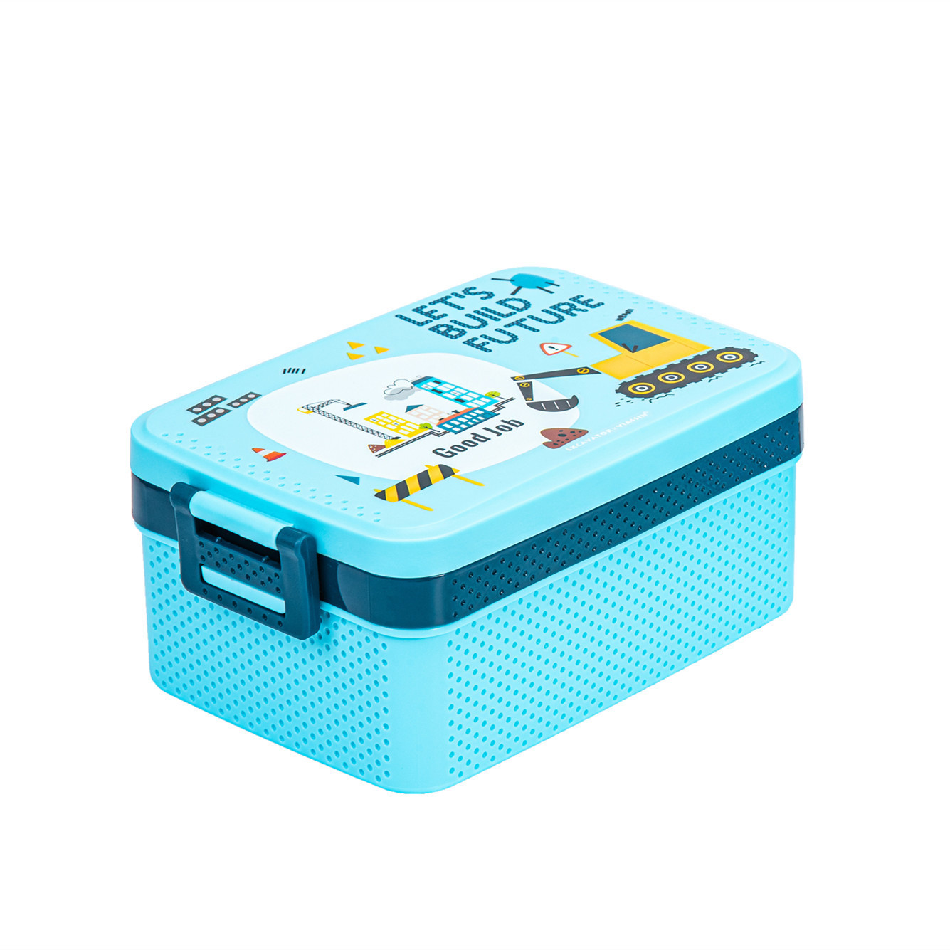 J35-A326 1L Cartoon Lunch Box, snack box, bento box, Sandwich, nutritious fat-reducing lunch box, Double layer Specification image