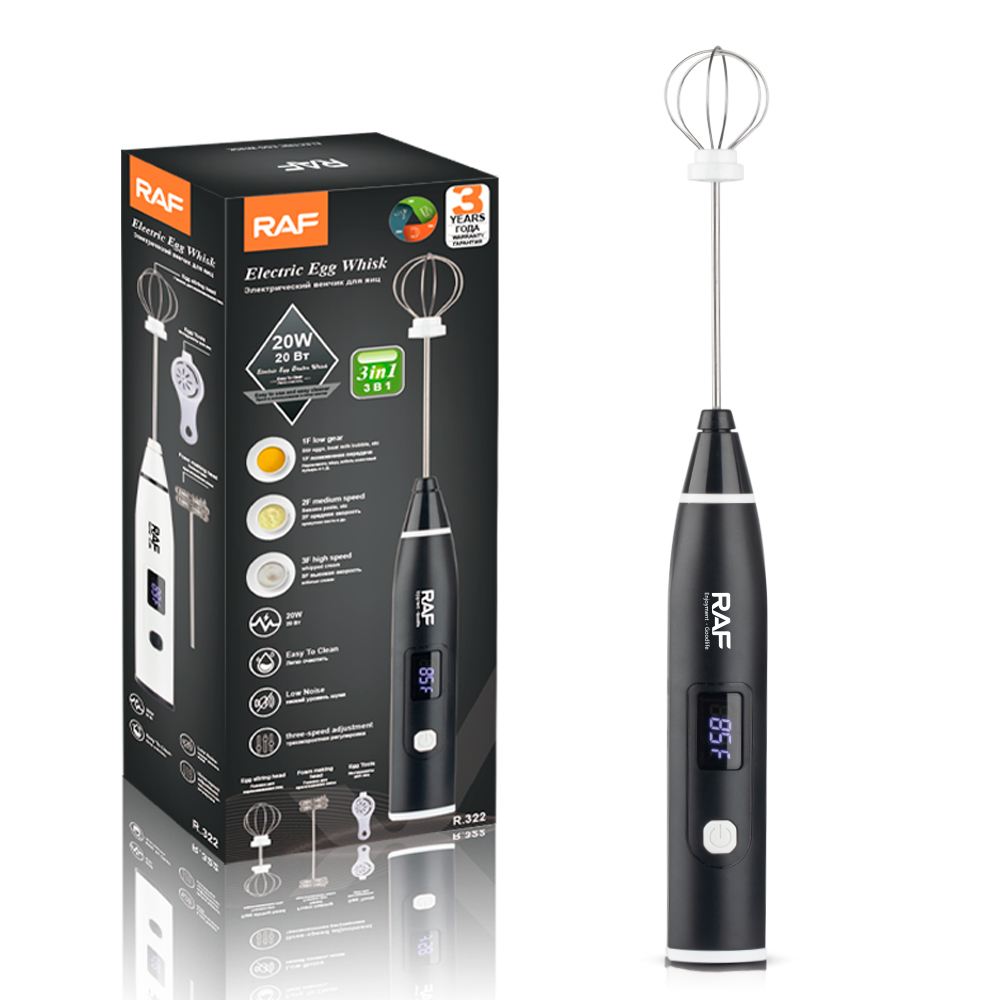 RAF fully automatic electric egg beater, handheld egg beater, automatic household cream whipper for export details Picture