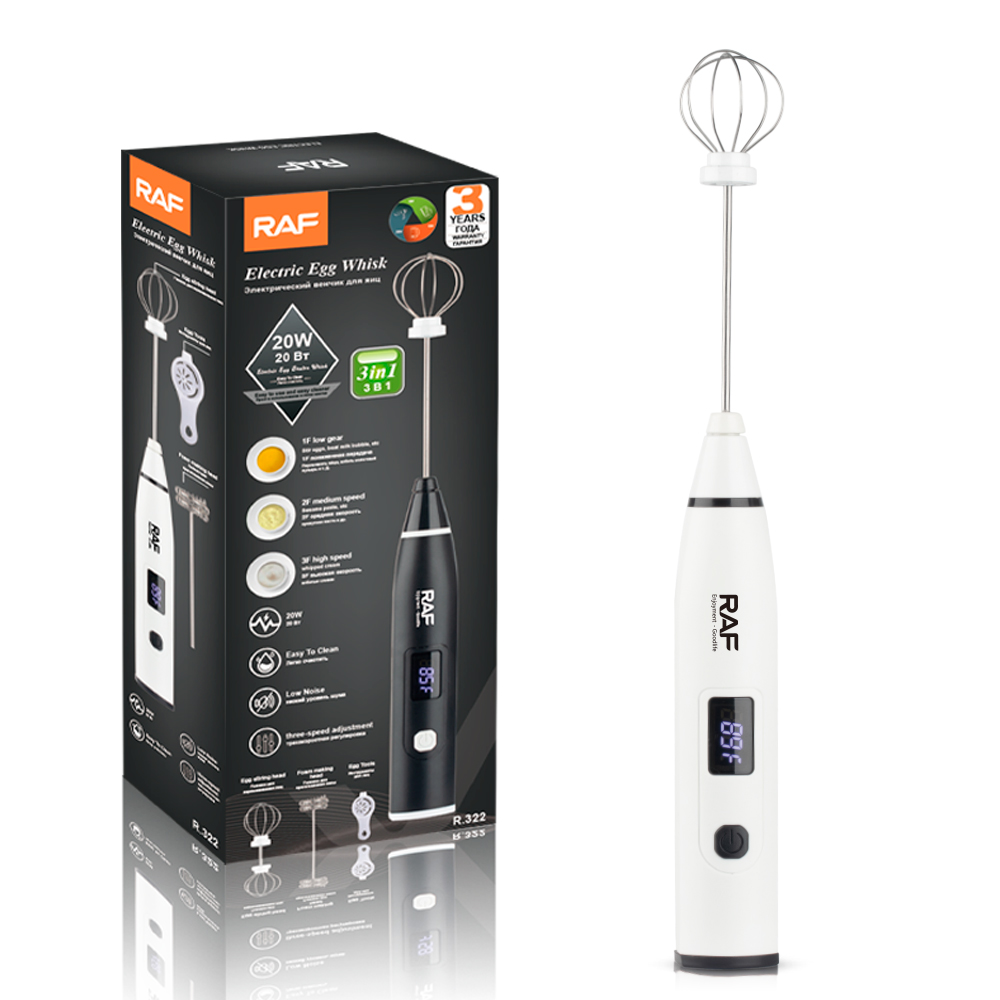 RAF fully automatic electric egg beater, handheld egg beater, automatic household cream whipper for export Specification image