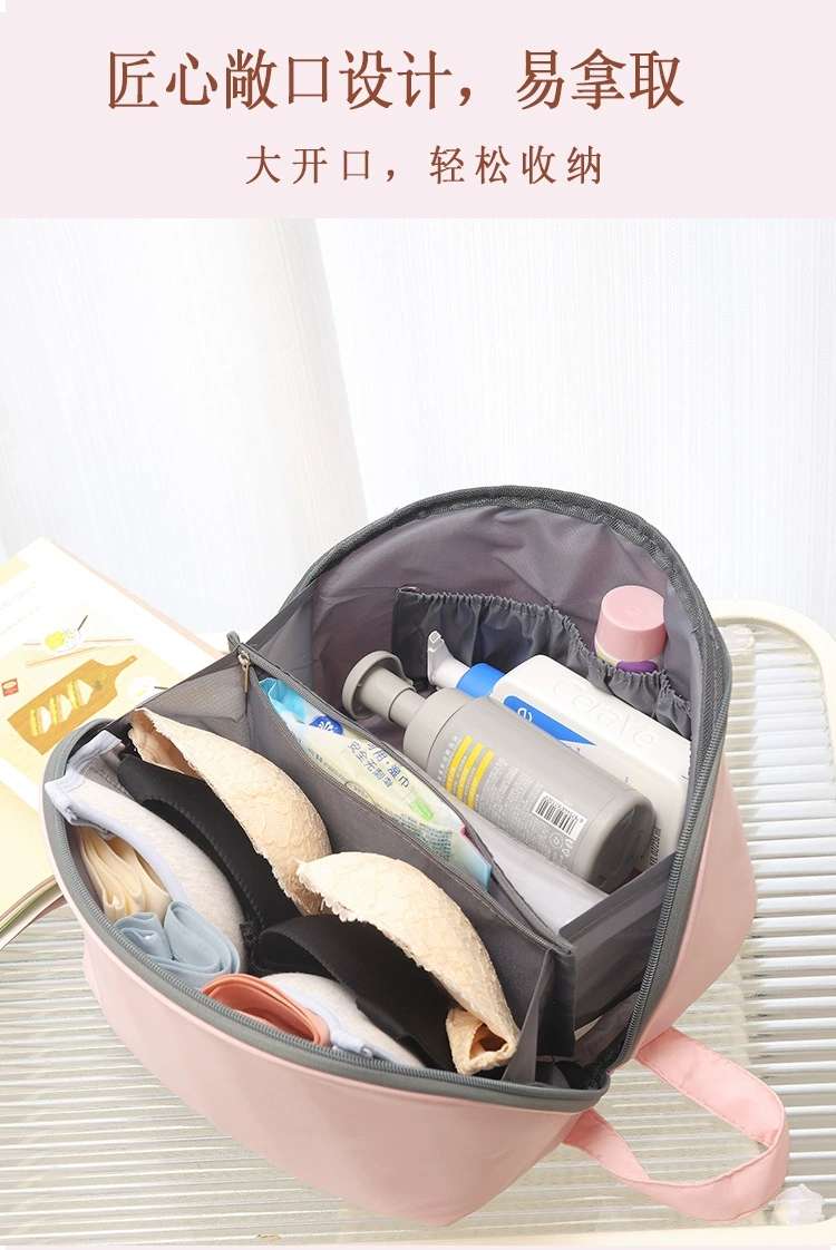 Travel underwear storage bag three-in-one portable travel suitcase, organizing bras, underwear and socks, separate storage bag detail image 2