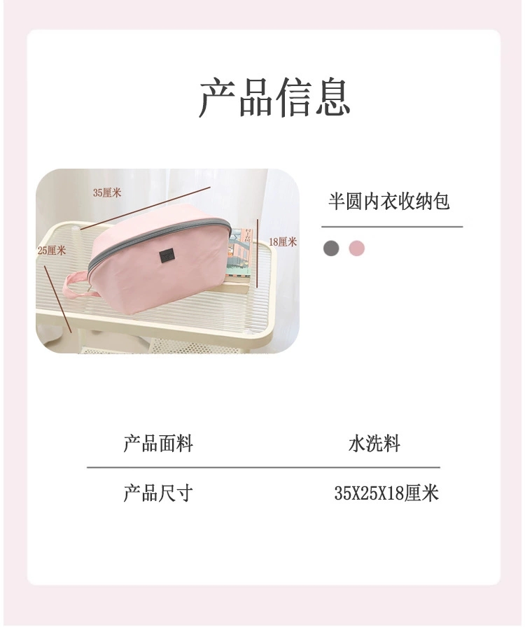 Travel underwear storage bag three-in-one portable travel suitcase, organizing bras, underwear and socks, separate storage bag Application Scenario