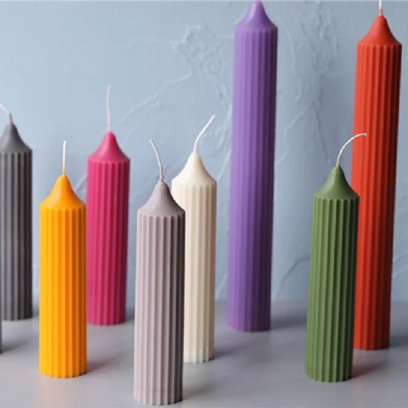 Christmas colorful upright vertical candle, household smokeless and odorless wedding candlelight, dinner candlestick stand, decorative item, candle, birthday candle, scented candle, aroma candle, Christmas candle, aroma candle, craft candle, candle fragrance pic 7