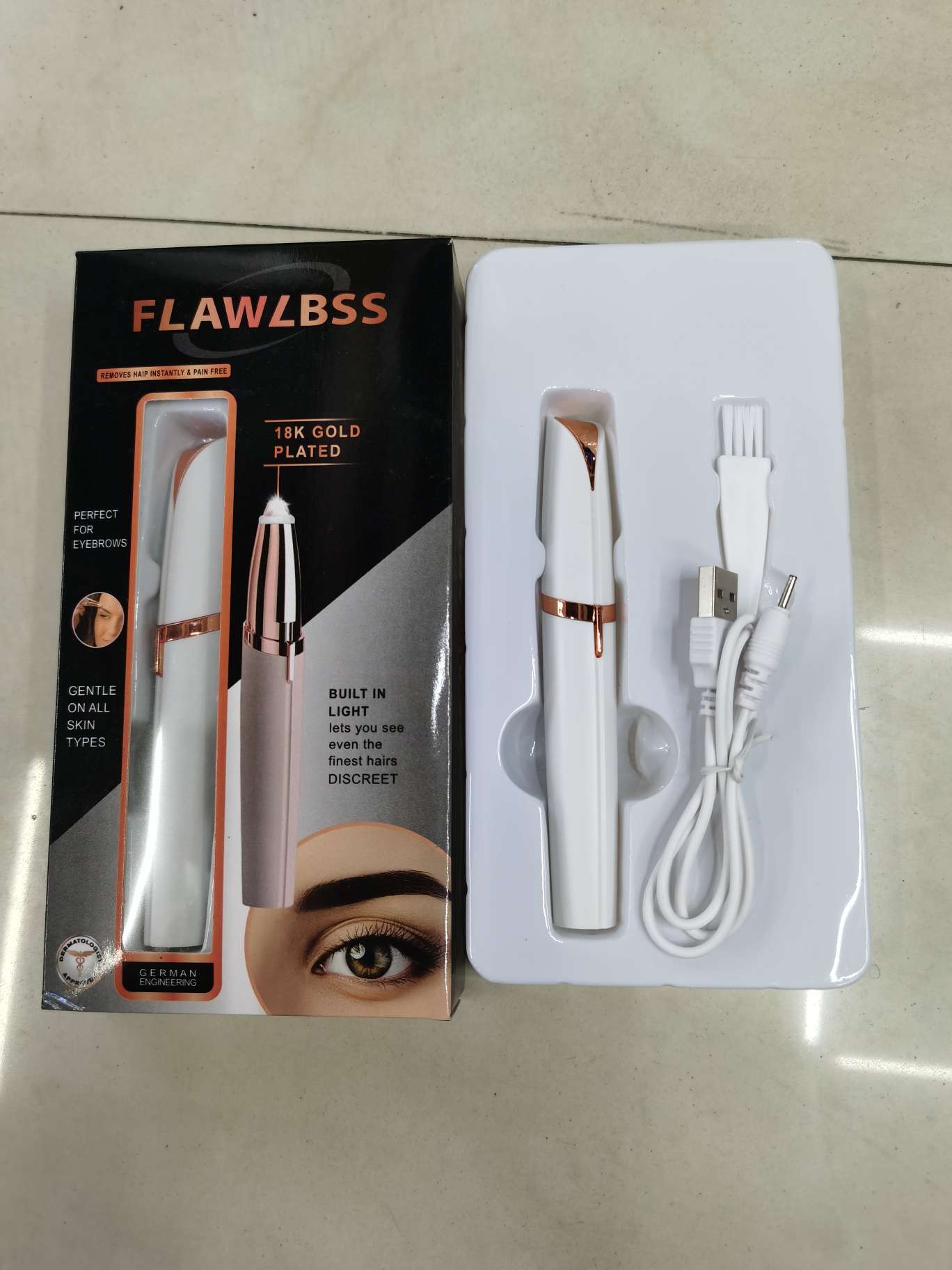 电动修眉器女士修眉刀剃毛器脱毛器自动修眉仪usb充电修眉笔器 