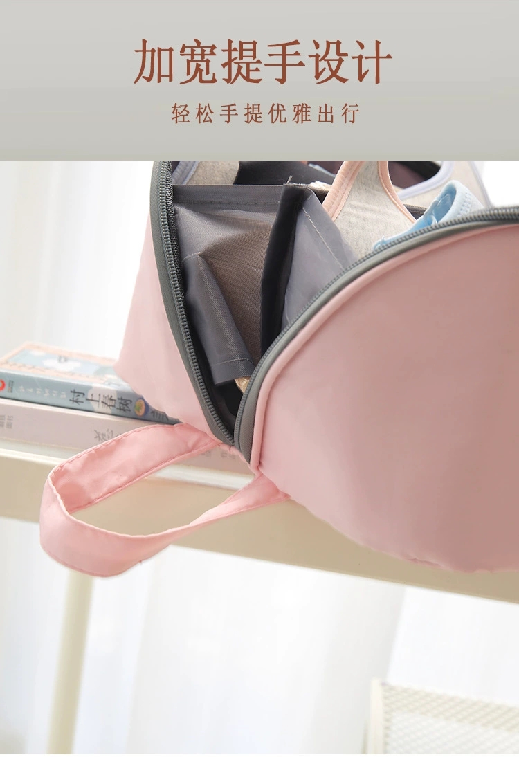 Travel underwear storage bag three-in-one portable travel suitcase, organizing bras, underwear and socks, separate storage bag detail image 4