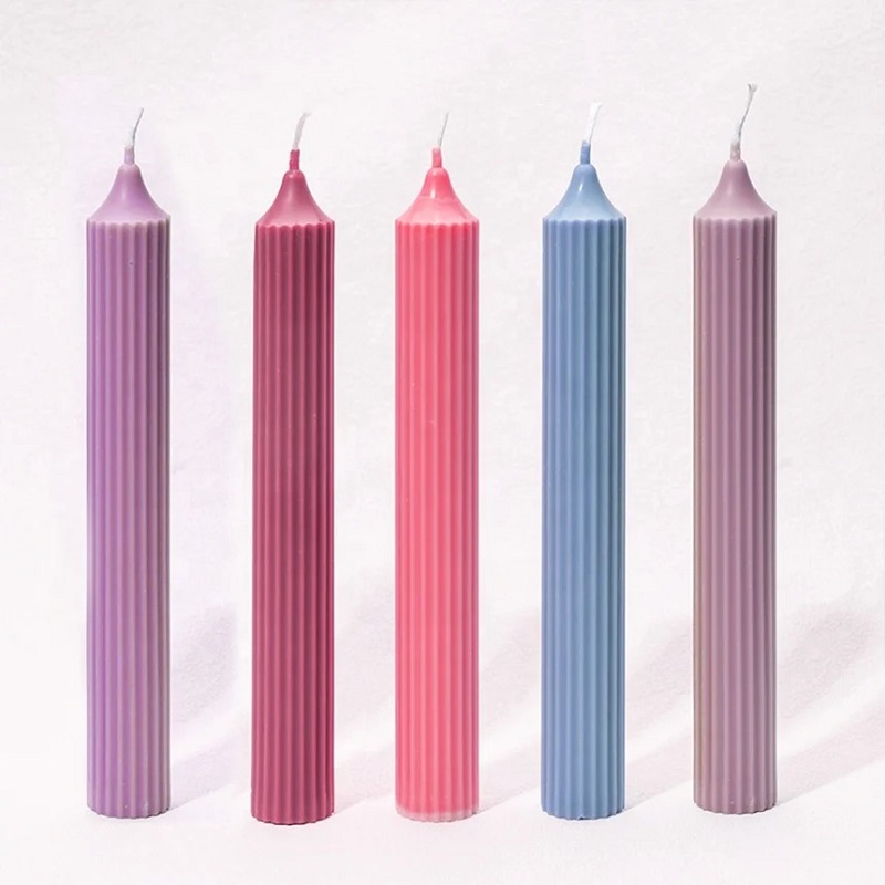 Christmas colorful upright vertical candle, household smokeless and odorless wedding candlelight, dinner candlestick stand, decorative item, candle, birthday candle, scented candle, aroma candle, Christmas candle, aroma candle, craft candle, candle fragrance pic 6