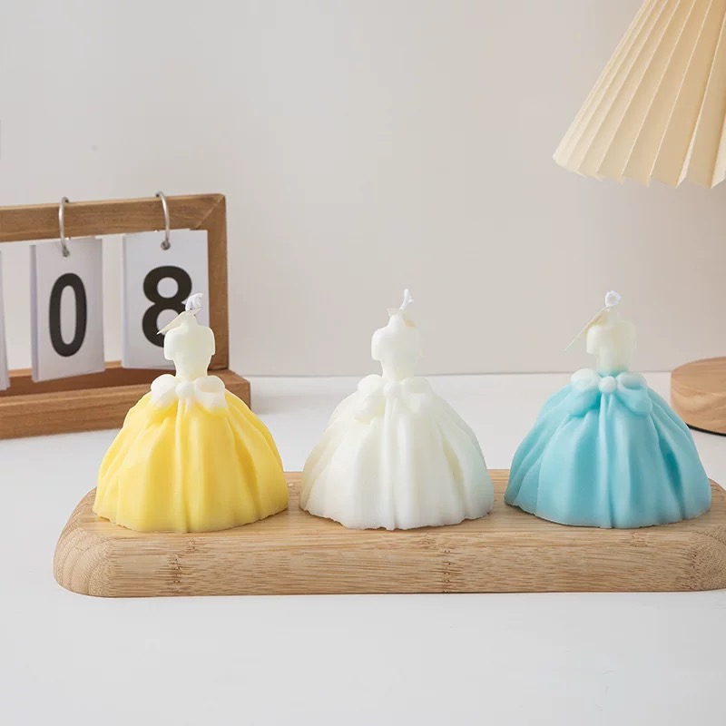 Puffy dress, bride, wedding dress, scented candles, wedding gifts, Valentine's Day, Thanksgiving Day, Mother's Day, soy wax scented candles, scented candles, birthday candles, candle craft candles, scented candles, Christmas candles, scented candles, scented candles, scented candles details Picture