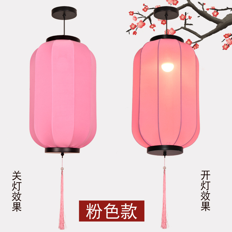 Lanterns, chandeliers, new Chinese-style fabric restaurants, hot pot restaurants, a series of outdoor Chinese-style lamps, antique lamps, decorative cultural and creative products detail image 6