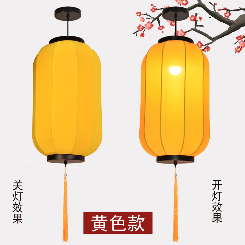 Lanterns, chandeliers, new Chinese-style fabric restaurants, hot pot restaurants, a series of outdoor Chinese-style lamps, antique lamps, decorative cultural and creative products detail image 7