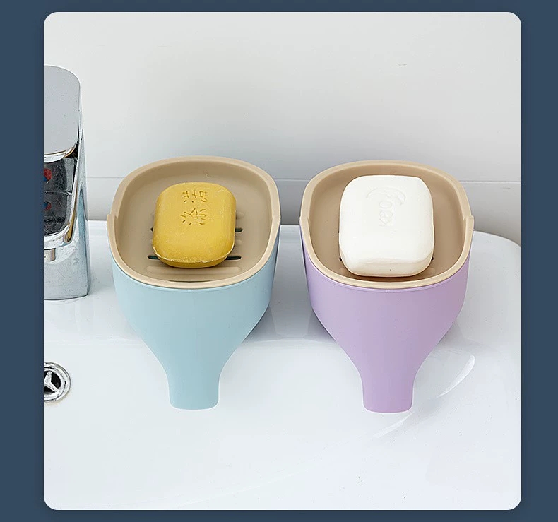H72- Elephant Soap Box, Home Cute Soap, Internet Celebrity, Dormitory bathroom, Double-layer Soap Box, Soap box, Draining kitchen detail image 8
