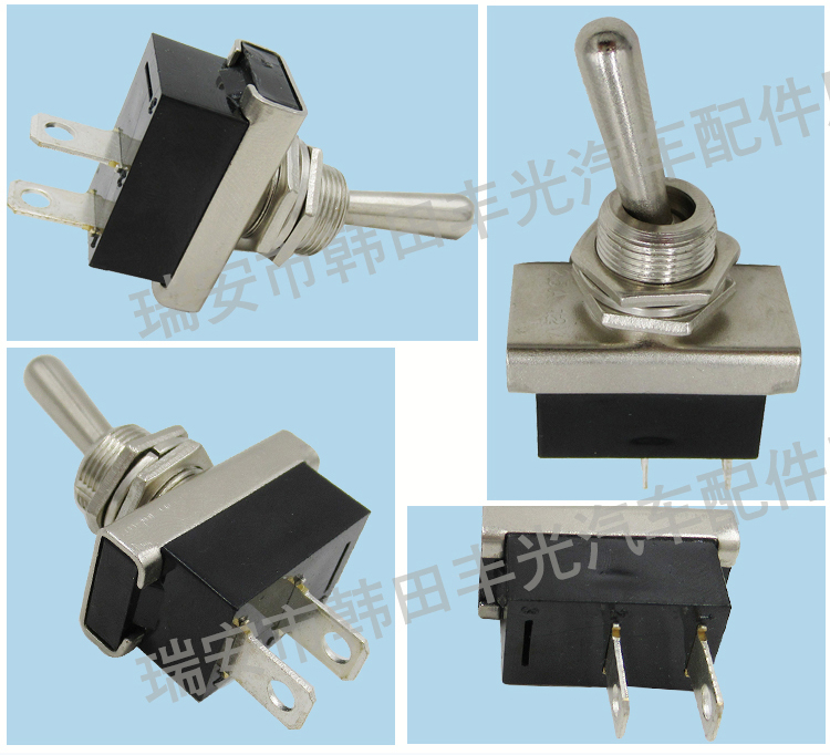 Factory direct sale 12MM automotive mechanical shaking arm toggle button 2-position 2-pin micro power switch button KN3D-101 pic 5