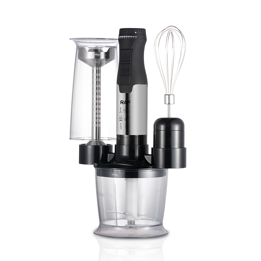 RAF European standard cross-border cooking stick, four-in-one electric cooking device, juicing, mincing meat, beating eggs, kitchen handheld wired R.3012 Application Scenario