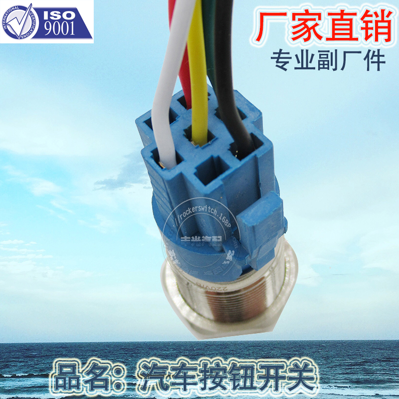 汽车开关/警报灯开关/钮子开关白底实物图