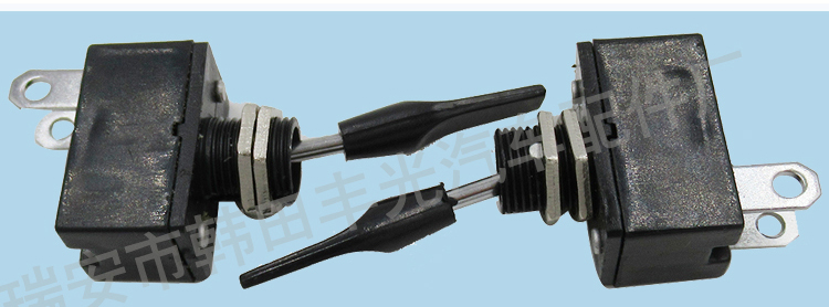 Factory direct sales: 2-foot 2-speed shaking arm toggle switch, car instrument light return function button, short model pic 6