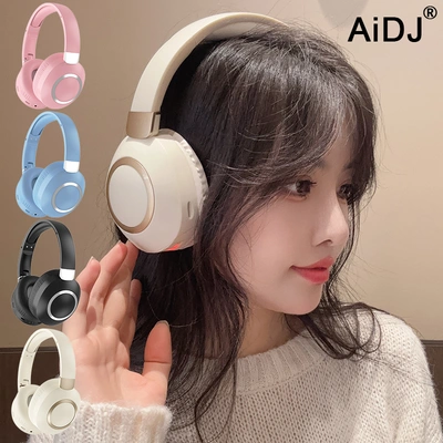 AiDJ's new headset Bluetooth heavy bass multi-functional physical noise reduction student sports game running wireless headset Amazon cross-border explosive generation thumbnail