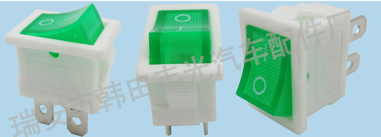 厂家直销 3插脚ON-OFF双刀带灯船型开关10A 125VAC汽车翘板开关KCD1-4-201N详情4
