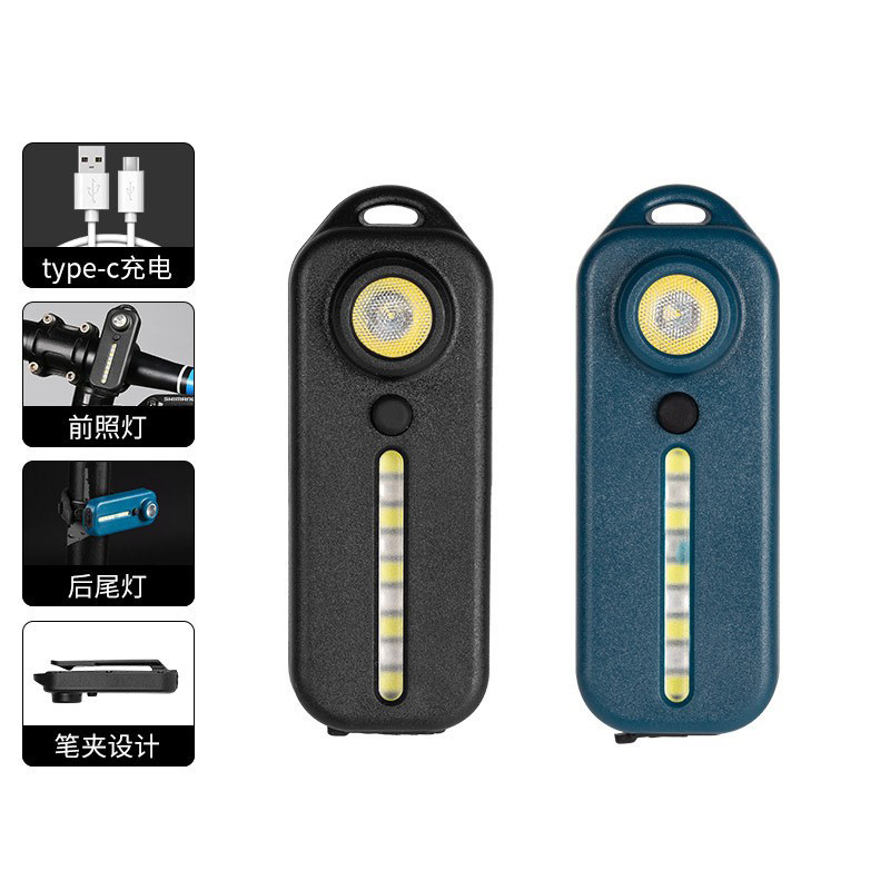 W676 multi-functional bike light, USB charging, bicycle taillight, bicycle safety warning light, pen holder, running light, cycling equipment details Picture