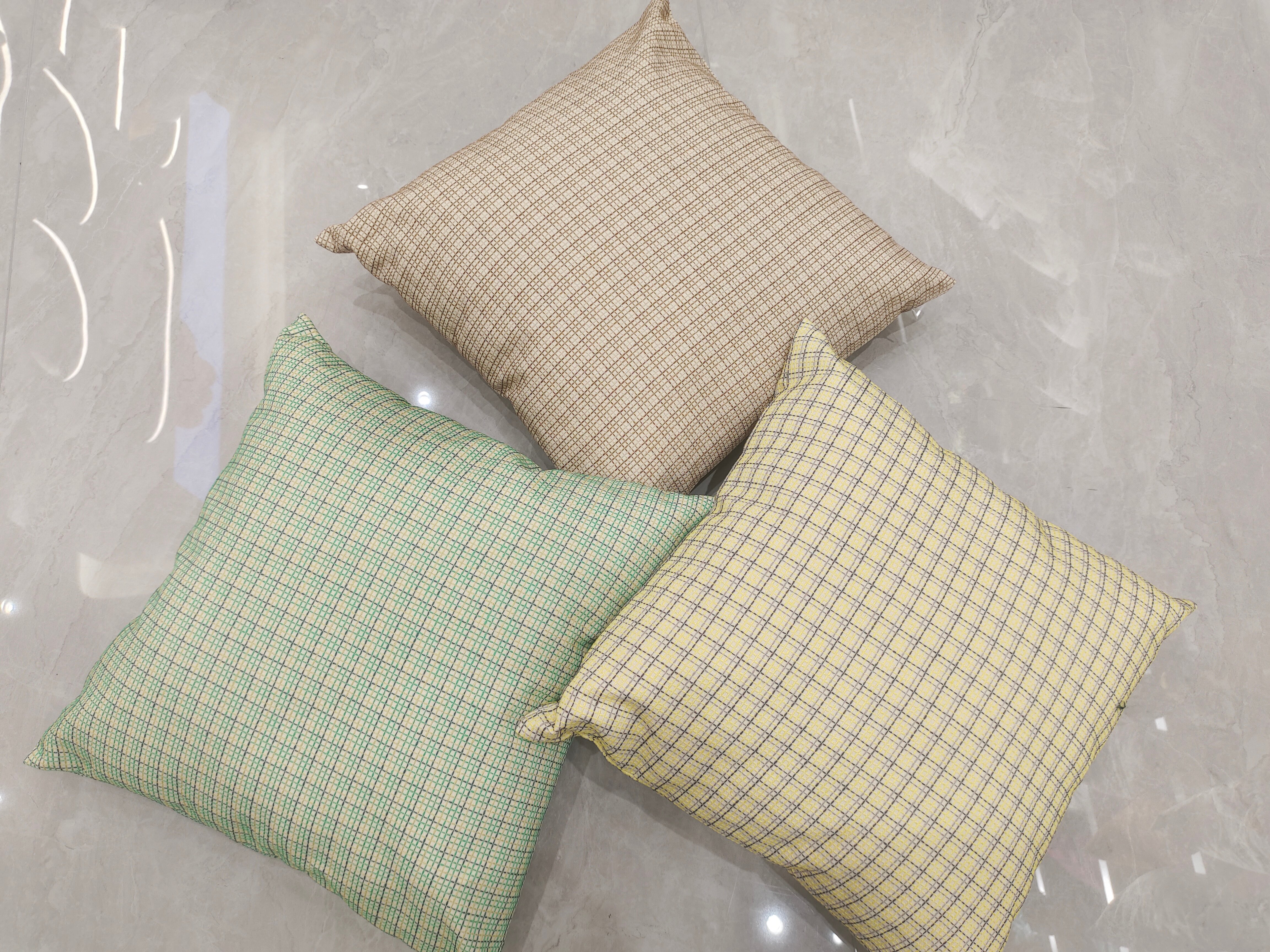 Simple small fresh lattice pillow, pillow case thumbnail