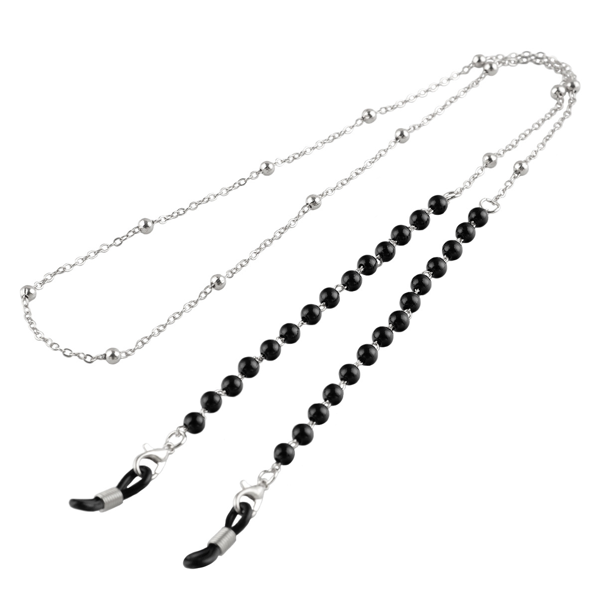 光学架/近视架眼镜挂链珍珠吊坠/墨镜链子洛丽塔太阳镜挂脖金属链条/老花镜眼镜链 详情图6