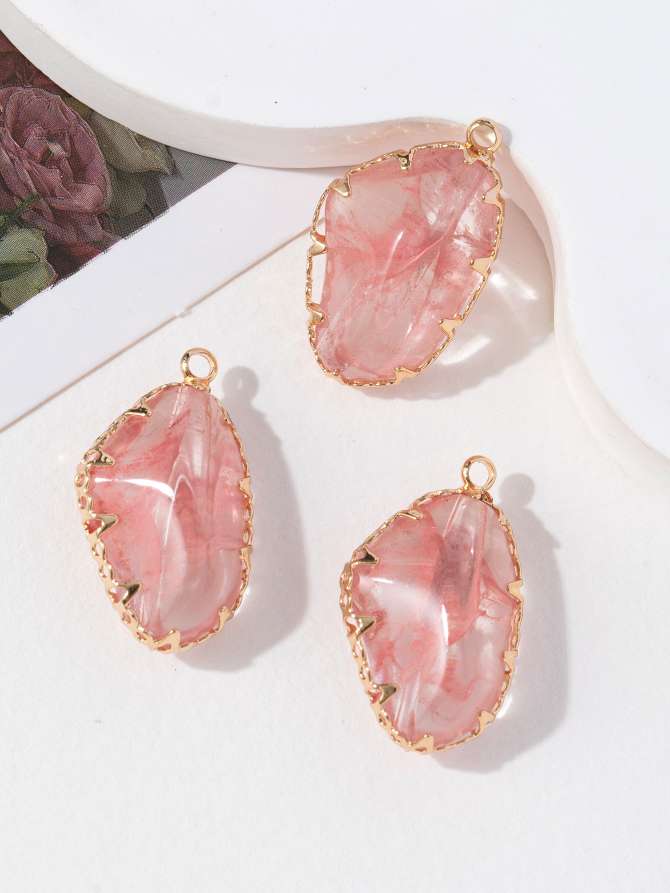 DIY手工铜包边，晕染风。产品图