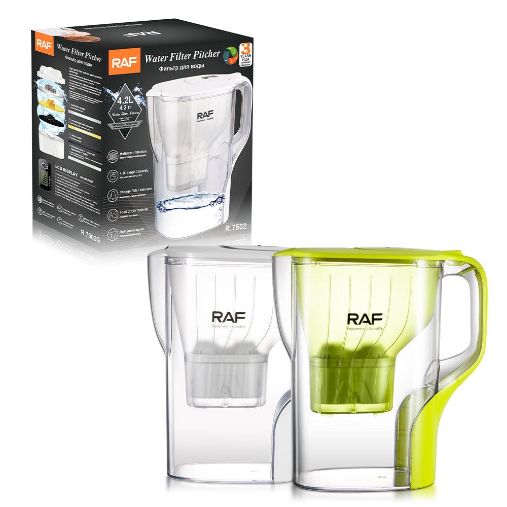 RAF Cross-border Water Purifier, Kitchen household water Purifier, water filter, kitchen activated carbon filter water purifier, 4.2L details Picture