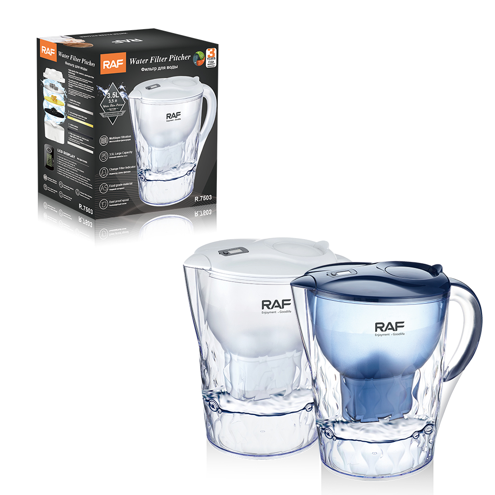 RAF Cross-border Water Purifier kettle, kitchen household water purifier, water filter, kitchen activated carbon filter kettle, 3.5L details Picture