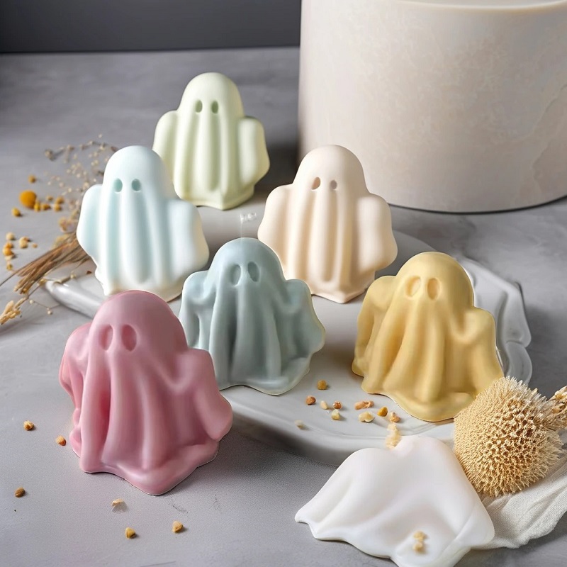 Halloween ghost scented candles, wedding banquet souvenirs, Valentine's Day gifts, birthday gifts, shaped ornaments, candles, birthday candles, scented candles, scented candles, scented candles, Christmas candles, scented craft candles, scented candles, scented wax Specification image