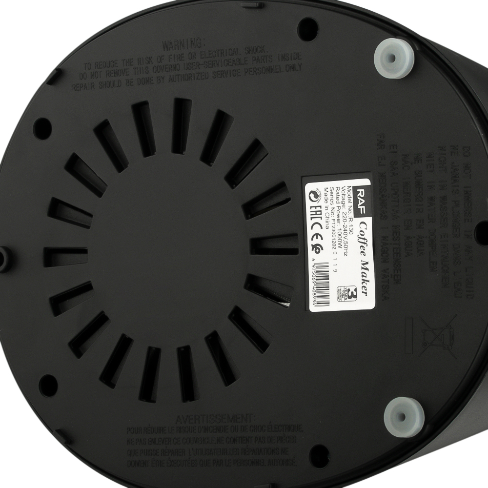 RAF drip coffee machine, home automatic integrated small coffee machine, European standard office bedroom Mocha pot R.130 pic 9