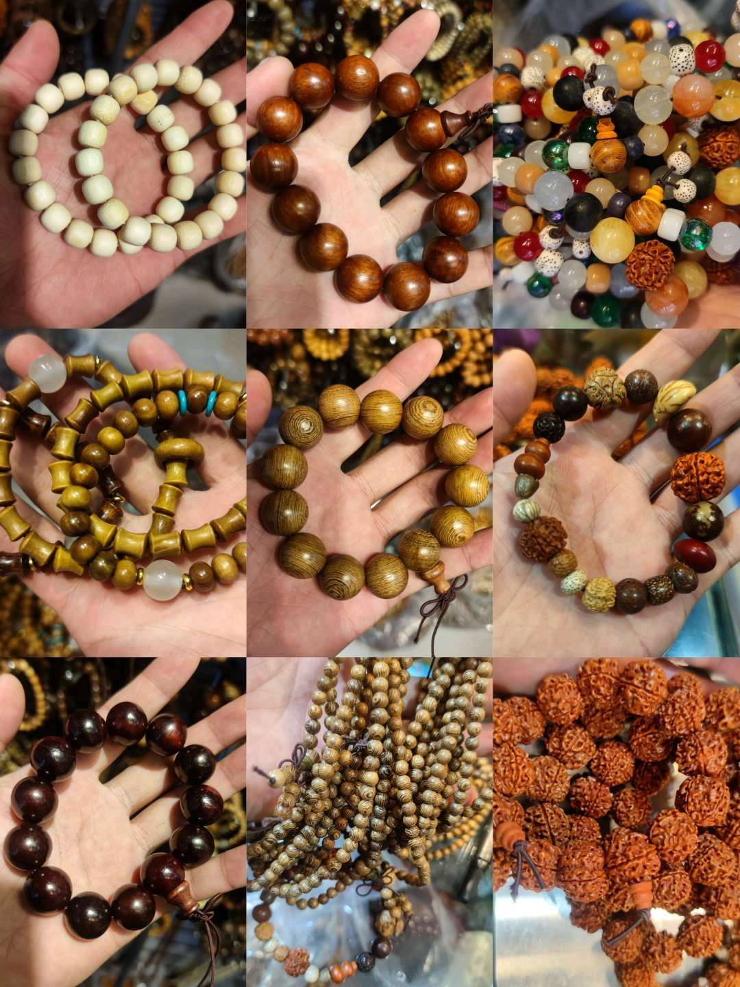 礼品货源 手串批发把玩儿手串金刚菩提手串 鸡翅木手串红酸枝手串详情图4