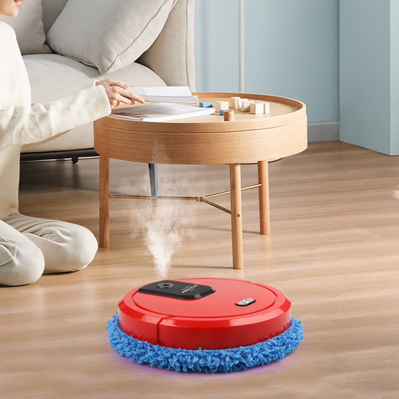 The new K555 floor mopping robot small appliance is a lazy household cleaning machine that can be used for both dry and wet purposes and imitates manual floor scrubbing Application Scenario
