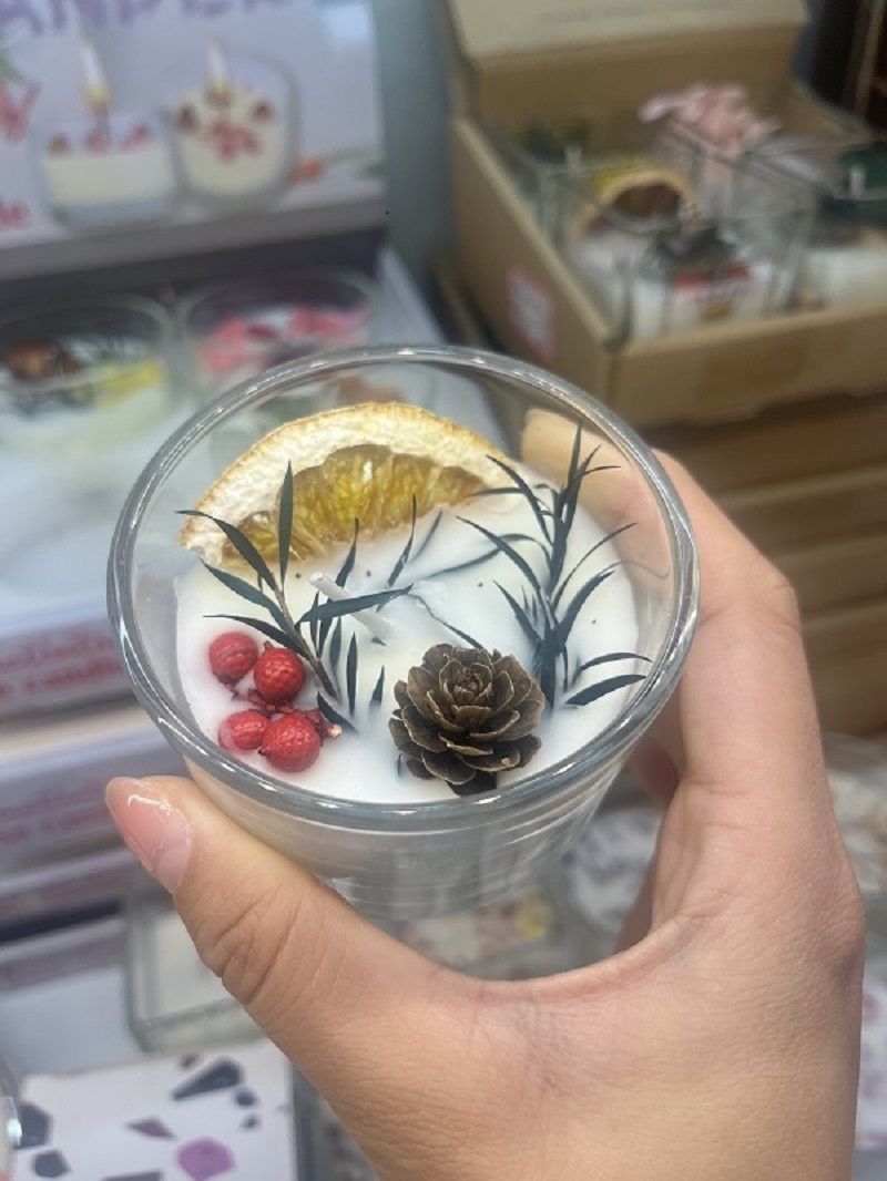 ins网红热销外贸出口玻璃杯干花大豆香薰蜡烛创意节日居家伴手礼 香氛蜡烛生日蜡烛蜡烛工艺蜡烛香薰圣诞蜡烛香氛蜡烛香氛蜡烛详情1