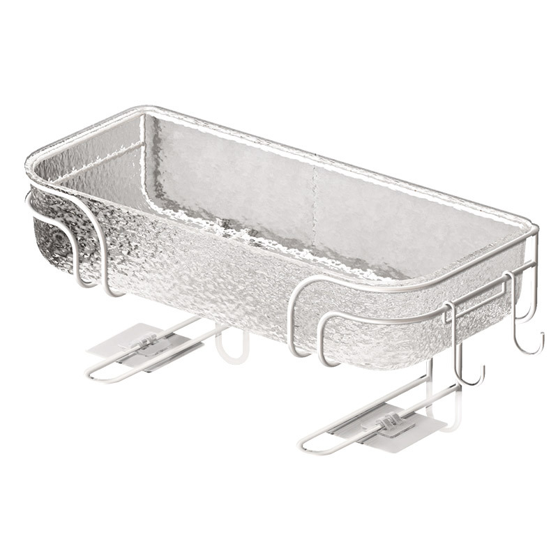 Q35-QY7608A non-drilling storage rack, light luxury toilet storage rack, toilet iron storage rack, moisture-proof and waterproof Application Scenario