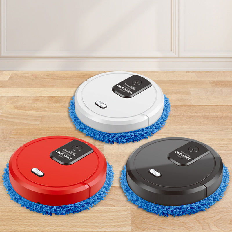 The new K555 floor mopping robot small appliance is a lazy household cleaning machine that can be used for both dry and wet purposes and imitates manual floor scrubbing details Picture